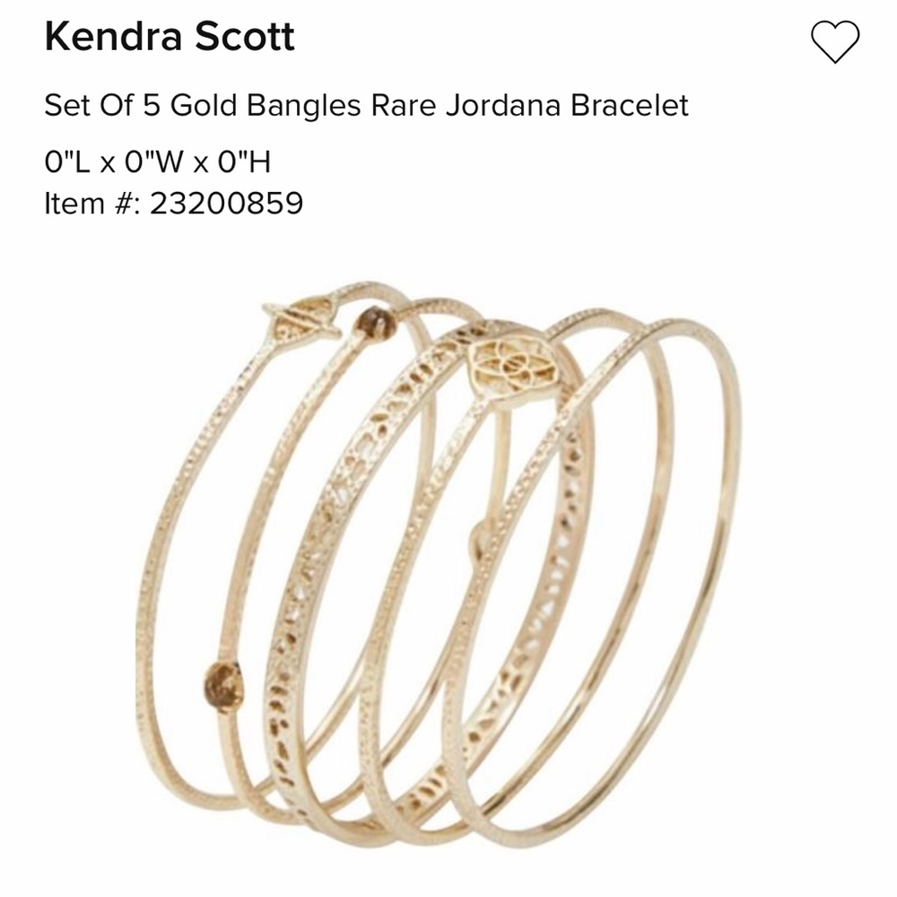 Kendra Scott RARE Jordana Bracelet Set